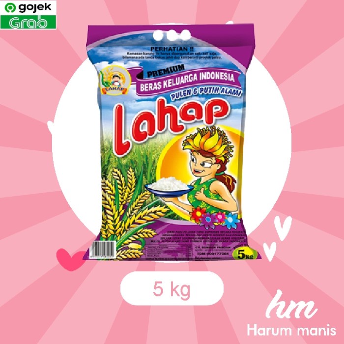 

Beras Lahap Premium Pulen 5kg