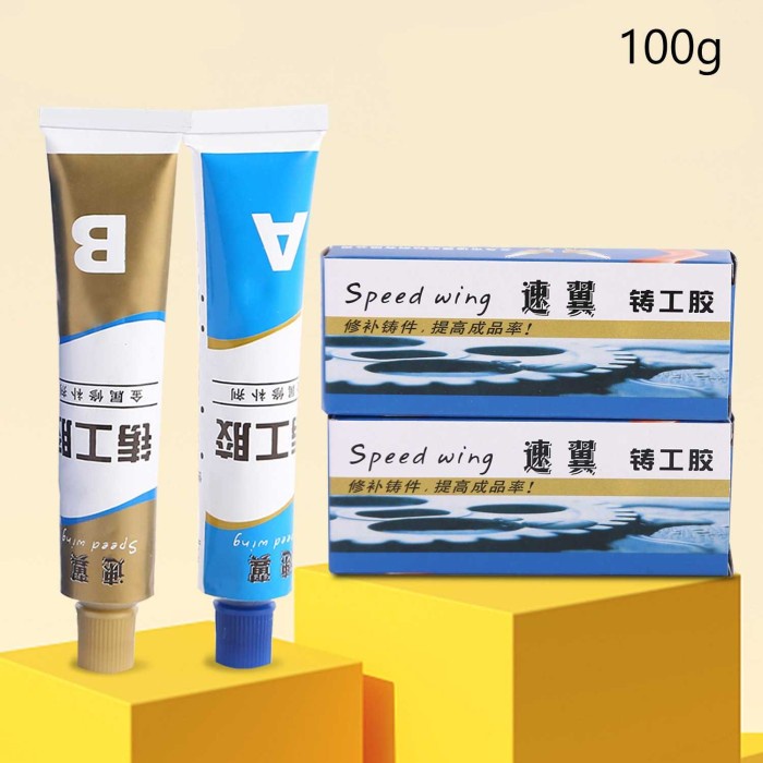 

MKKK Lem Besi AB Tahan Panas Multifungsi Industrial Repair Glue SW-15
