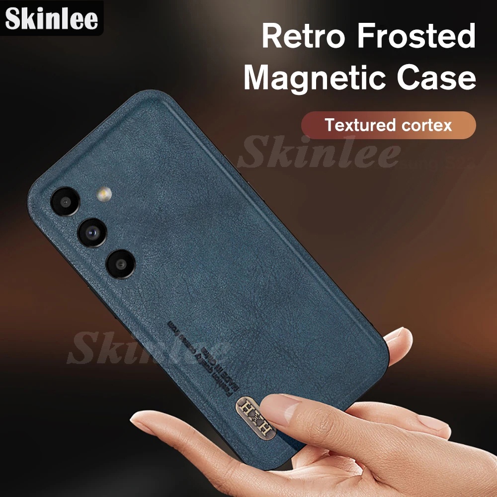 For Samsung Galaxy M54 F54 Case Premium Matte Leather All-Inclusive Shockproof Phone Cover for Galax