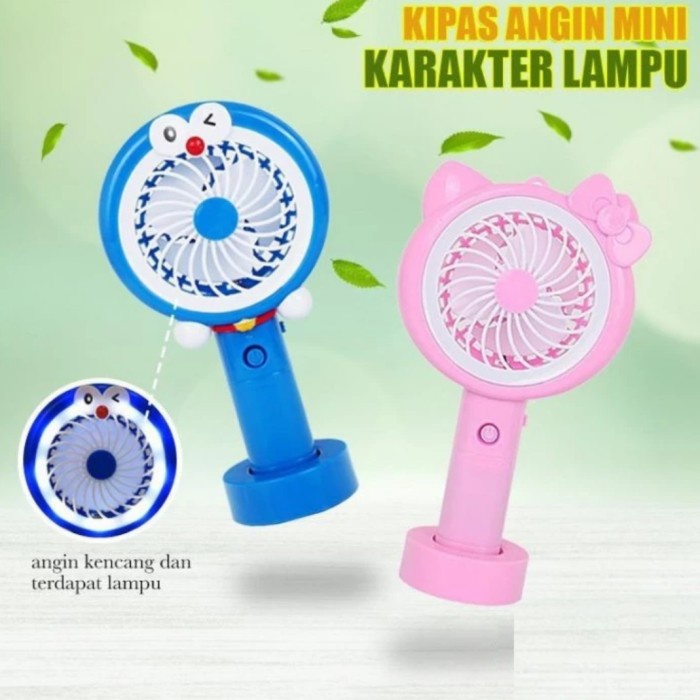 kipas angin tangan mini/kipas angin mini karakter lucu