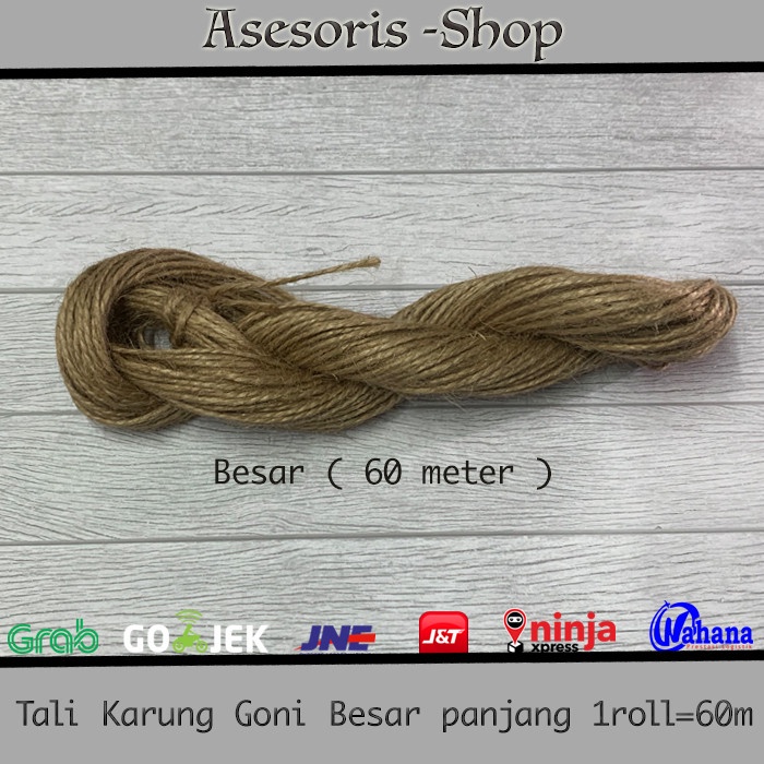 

Tali Karung Goni Besar (1 roll panjang 60 meter)
