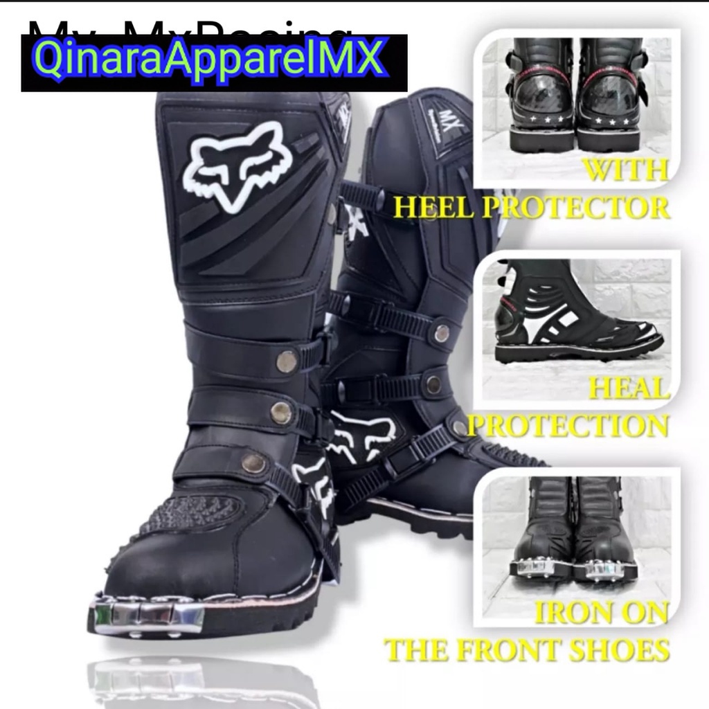 sepatu cross trail protector  sepatu trail adventure bots safety terlaris bots motorcross