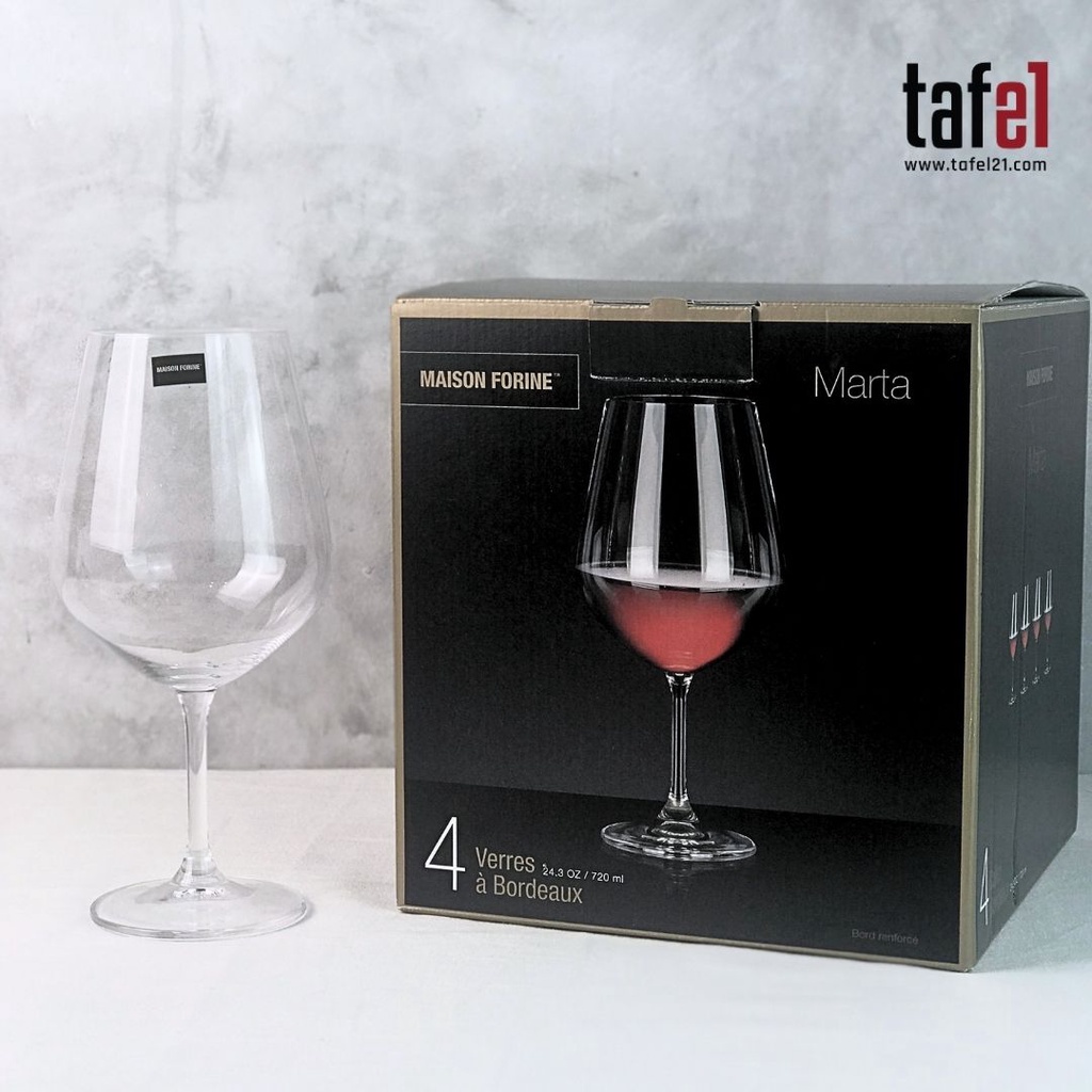 Gelas Wine Glass Crystal Maison Forine Isi 1