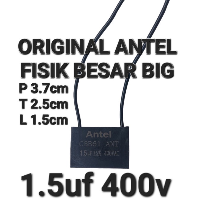1.5uf 1,5uf 1.5 uf 400v 450v 400 v volt kapasitor kipas angin hexos