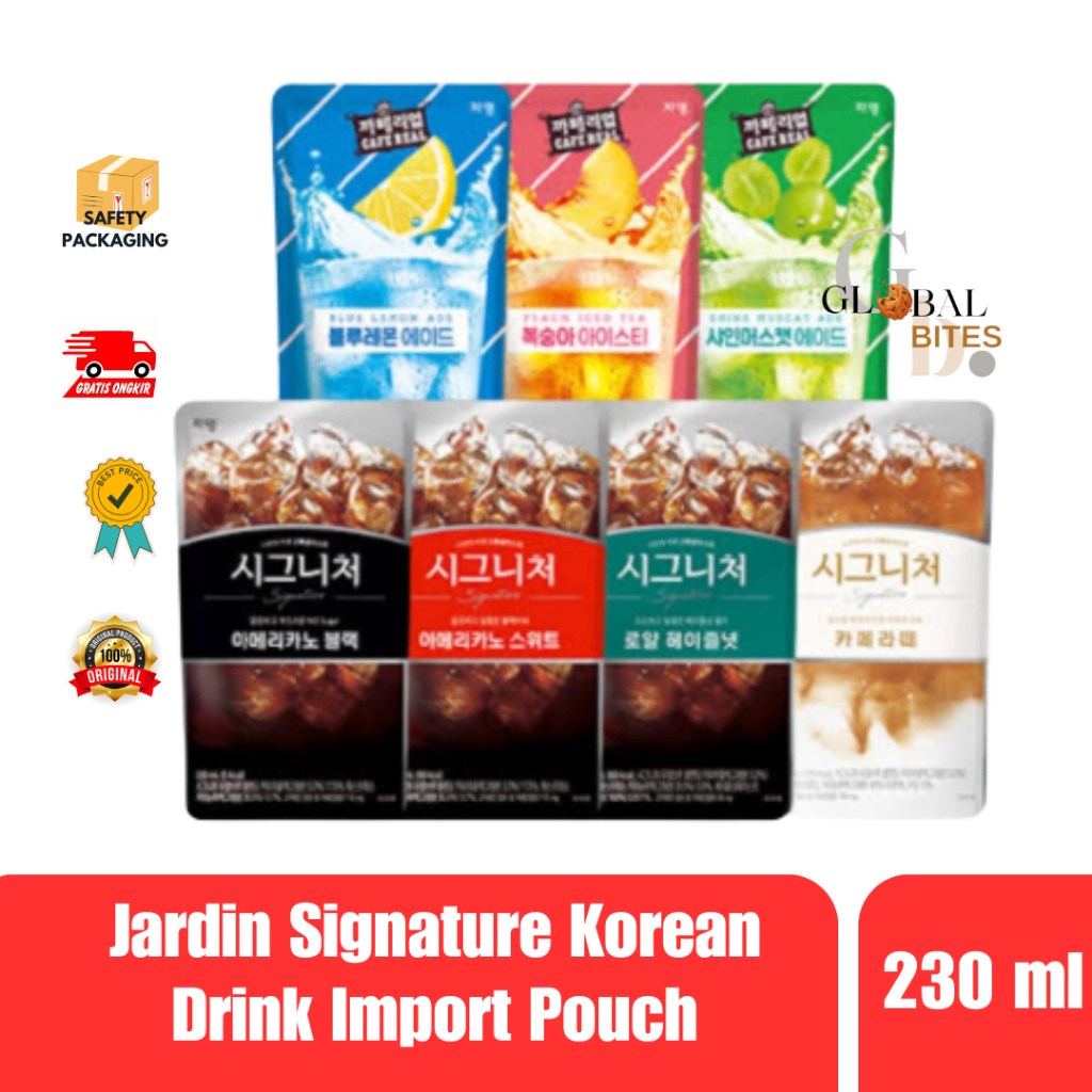 

Jardin Coffee Signature korea pouch 230 ml / Kopi Jardin Korea