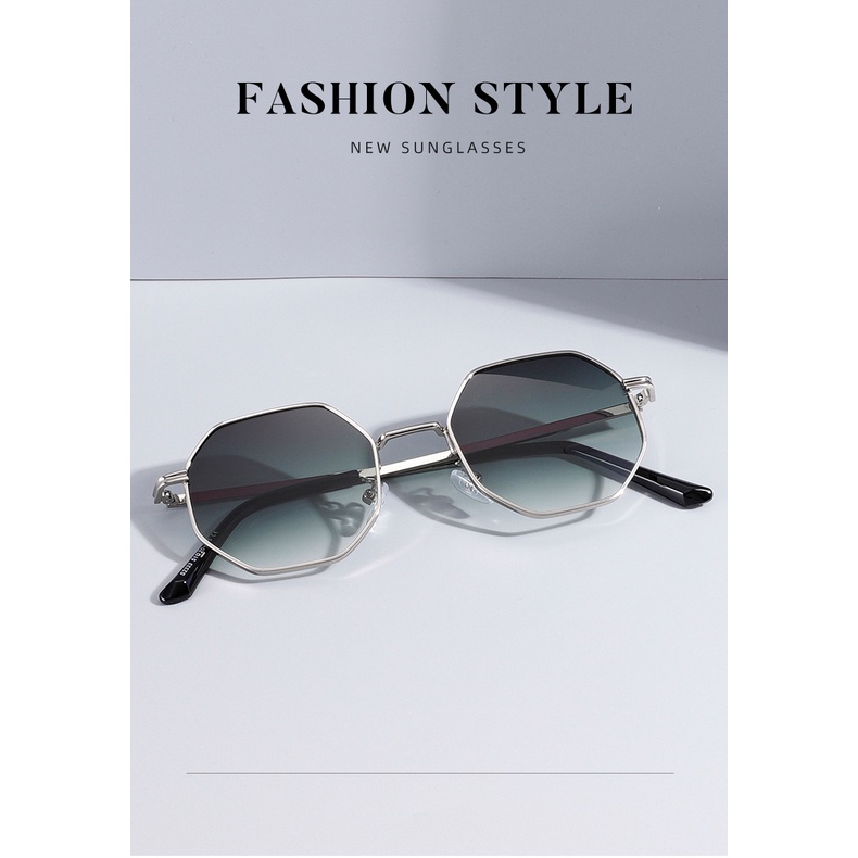 Emokii Kacamata - Daisy - Frame Bulat UV Protector 400 Fashion Stylish Pria Wanita Hitam Klasik