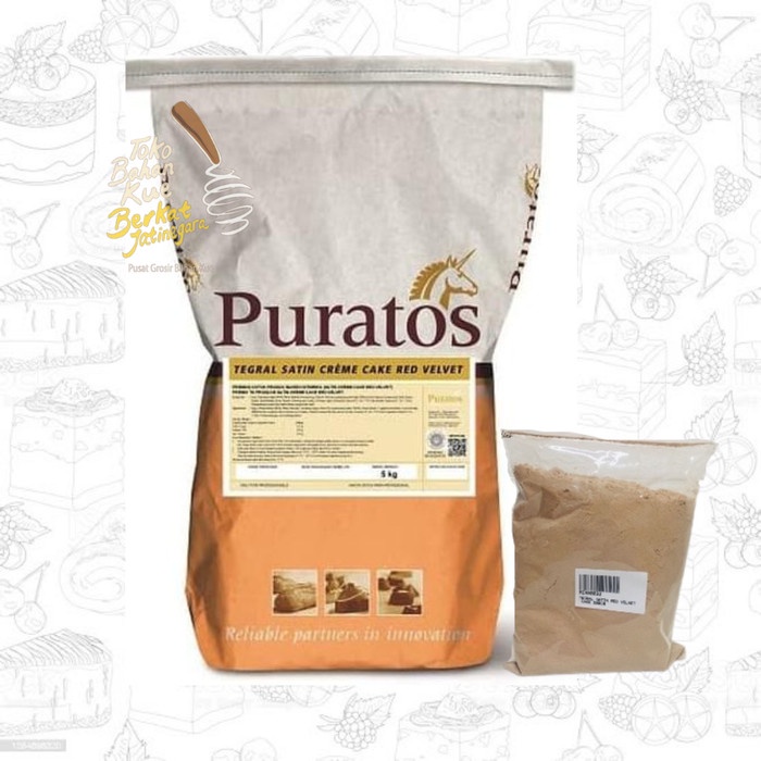 

[Big Sale] TEGRAL SATIN RED VELVET REPACK 500GR / TEPUNG PREMIX
