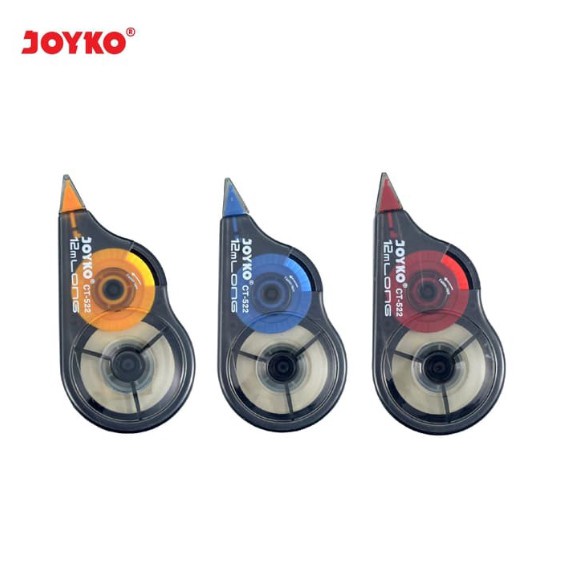 

TIP EX CORRECTION TAPE CT-522 JOYKO KERTAS ROLL MURAH 12 METER CT 522 TIPEX ATK STATIONARY CT522 ALAT TULIS KANTOR SEKOLAH
