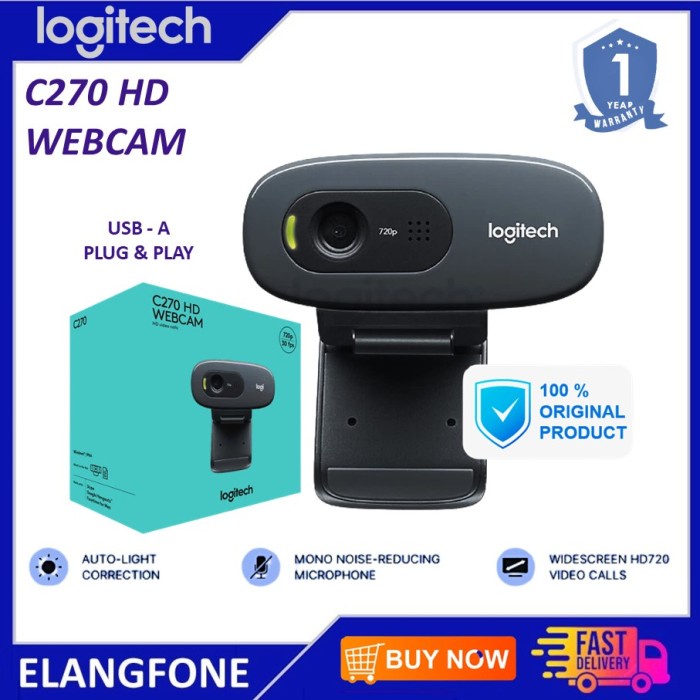 Webcam Logitech C270  - C270
