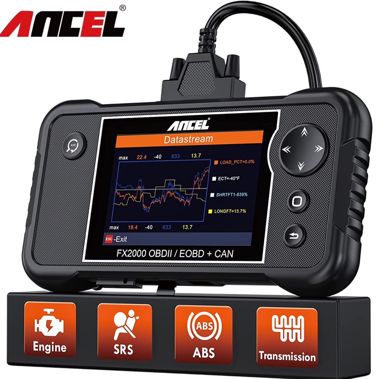 TERMURAH  ANCEL FX2000 Mobil Scanner Obd2 Alat Scanner Mobil Obd2 Scanner Car Scanner Car Diagnosis 