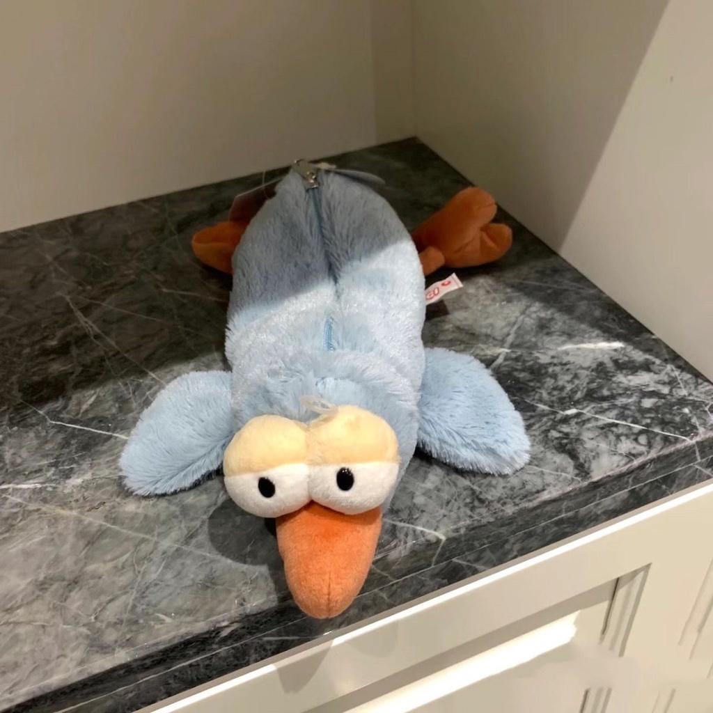 

Male and Female Student Stationery Japanese Mockingbird Pen Bag Plush Cute Storage Bag