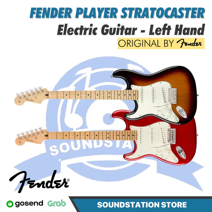 Fender Player Stratocaster Left-Handed Electric Guitar - Gitar Kidal