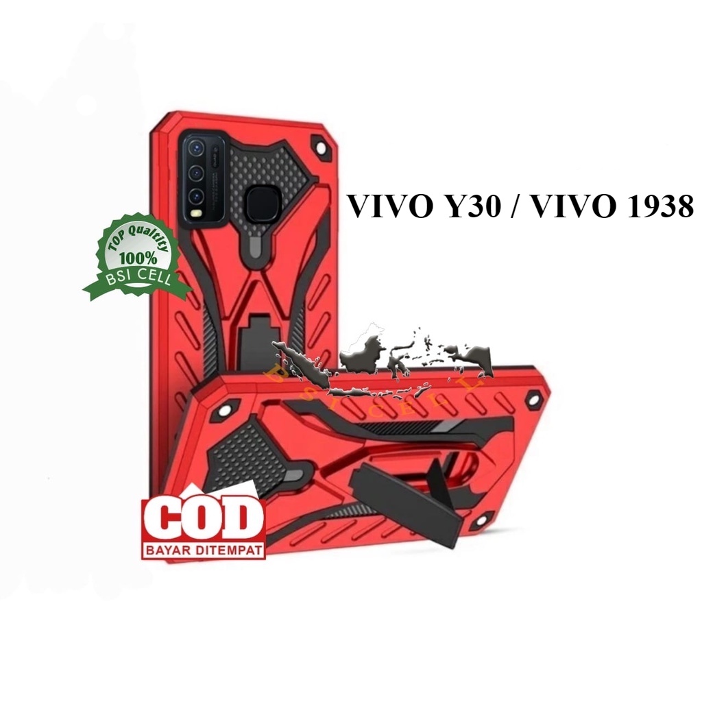 Case Vivo Y30 Vivo 1938 Hard Case Phantom Transformer Soft Cover Casing Robot stending