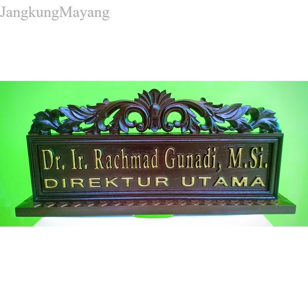 

Relief Ukir Kayu Jati PAPAN NAMA 40cm - nama sesuai pesanan murah