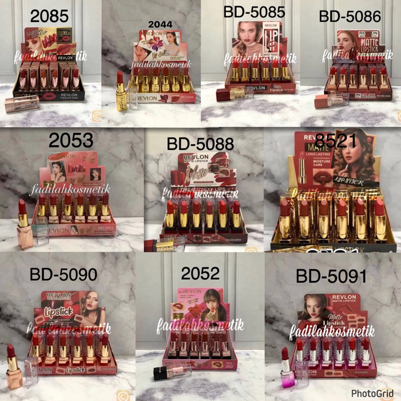 COD [LUSINAN] Lipstik Batang Revlon Matte Waterproof