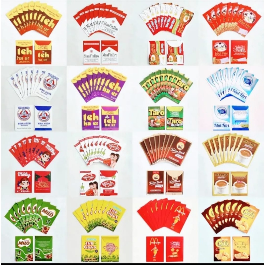 

Promo promo Angpao Lebaran Snack / Amplop Lebaran Idul Fitri / Angpau Lebaran Karakter