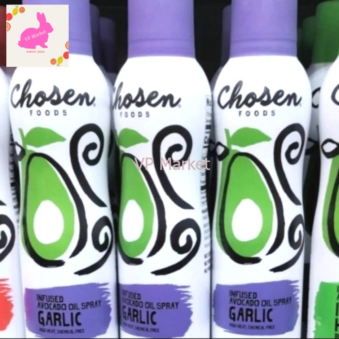 

Chosen Foods Avocado Italian Garlic Oil Spray 134gr | Olive Oil Spray