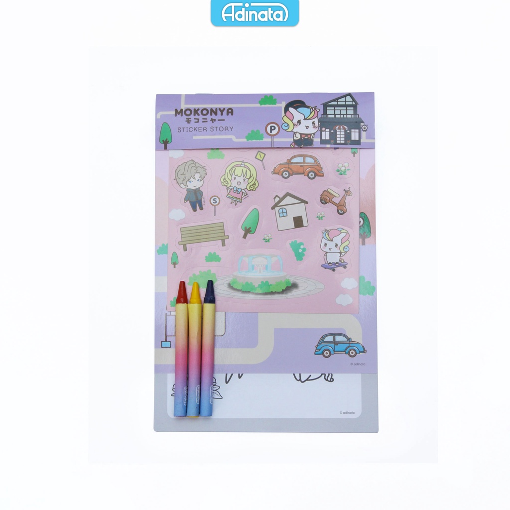 

Mokonya Sticker Story Book 2350-6733 - Adinata / Stiker
