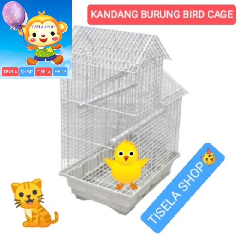 burung kandang bird cage pet ori cavea putih white 10433028