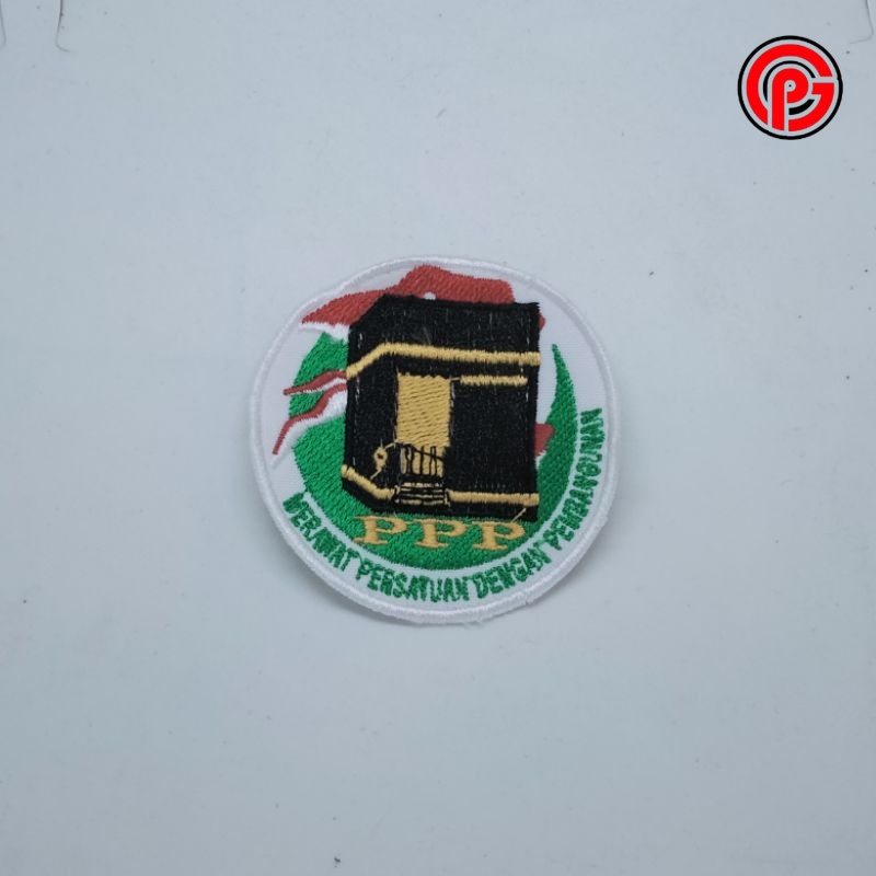 Best Seller Logo Bordir Partai Persatuan Pembanguan / Logo Partai Persatuan Pembanguan / Bordir Logo