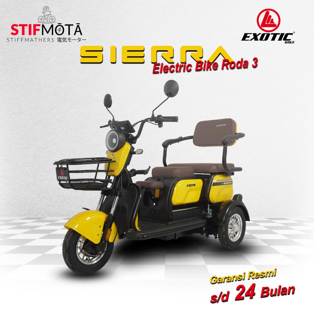 [PROMO BIGSALE] SIERRA RODA 3 Sepeda Listrik / Electrical Bike EXOTIC