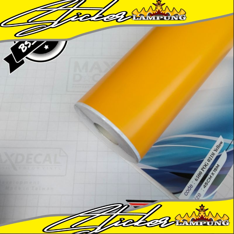 STICKER SCOTLET SKOTLAIT PROFIX/NICAI DOFF KUNING