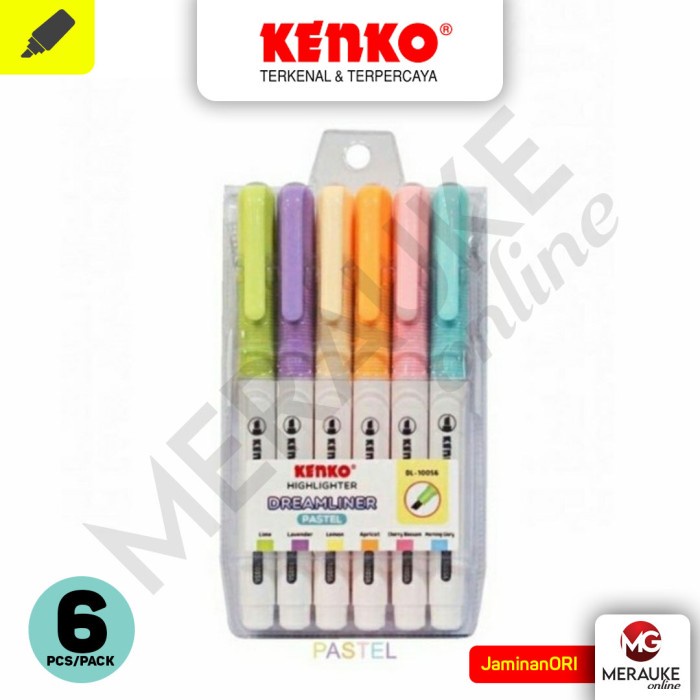 

KENKO Highlighter DL-100 S6 Pastel Color 6 Warna / Set
