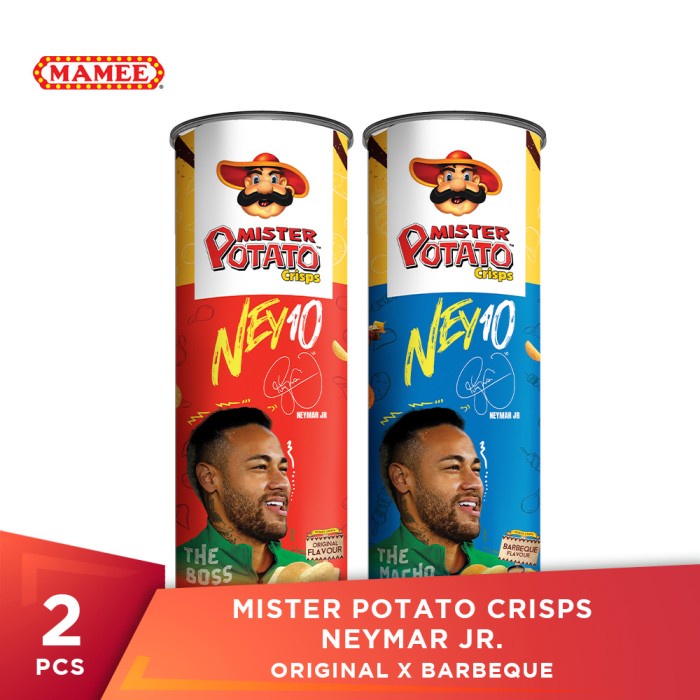 

[SUKSES] MURAH Mister Potato Crisps Original x Barbeque Neymar Special Edition