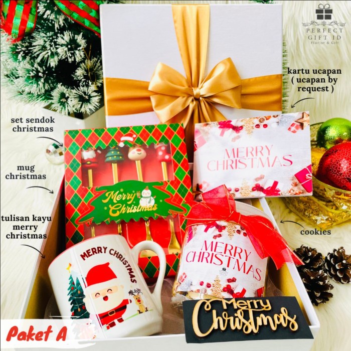 

[BEST SELLER] Hampers Natal Christmas Hampers Kado Natal Christmas Gift Hadiah Natal Paket A