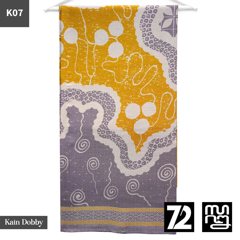 KAIN BATIK PREMIUM Bahan Dobby Motif Abstrak Naga Alam Warna Abu Kuning 724454 Cap 72 Jarik Jarit Sa