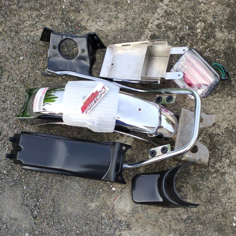 paket begel gl100 set begel behel gl100 set slebor gl100 dudukan jok gl100 dan pangkon stopan gl100