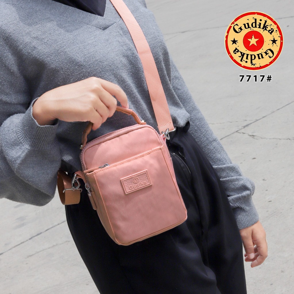 GUDIKA SHOP ORI - Tas GUDIKA Cherry 7717 Tas Selempang Wanita, Sling Bag, Shoulder Bag Wanita