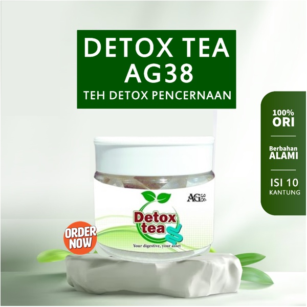 

AG38 detox tea obat herbal pencuci usus kotor green tea original