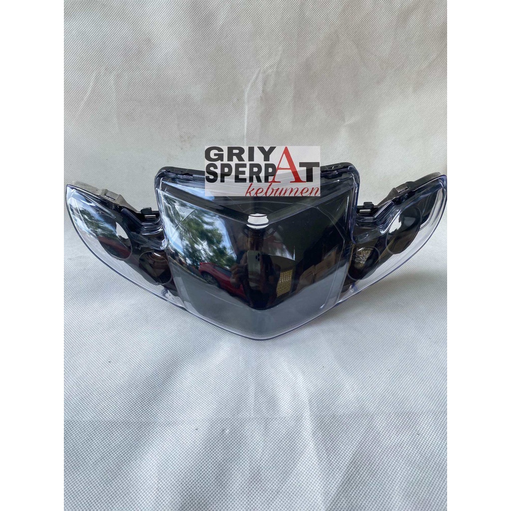 REFLEKTOR LAMPU DEPAN VEGA R NEW HITAM SMOKE