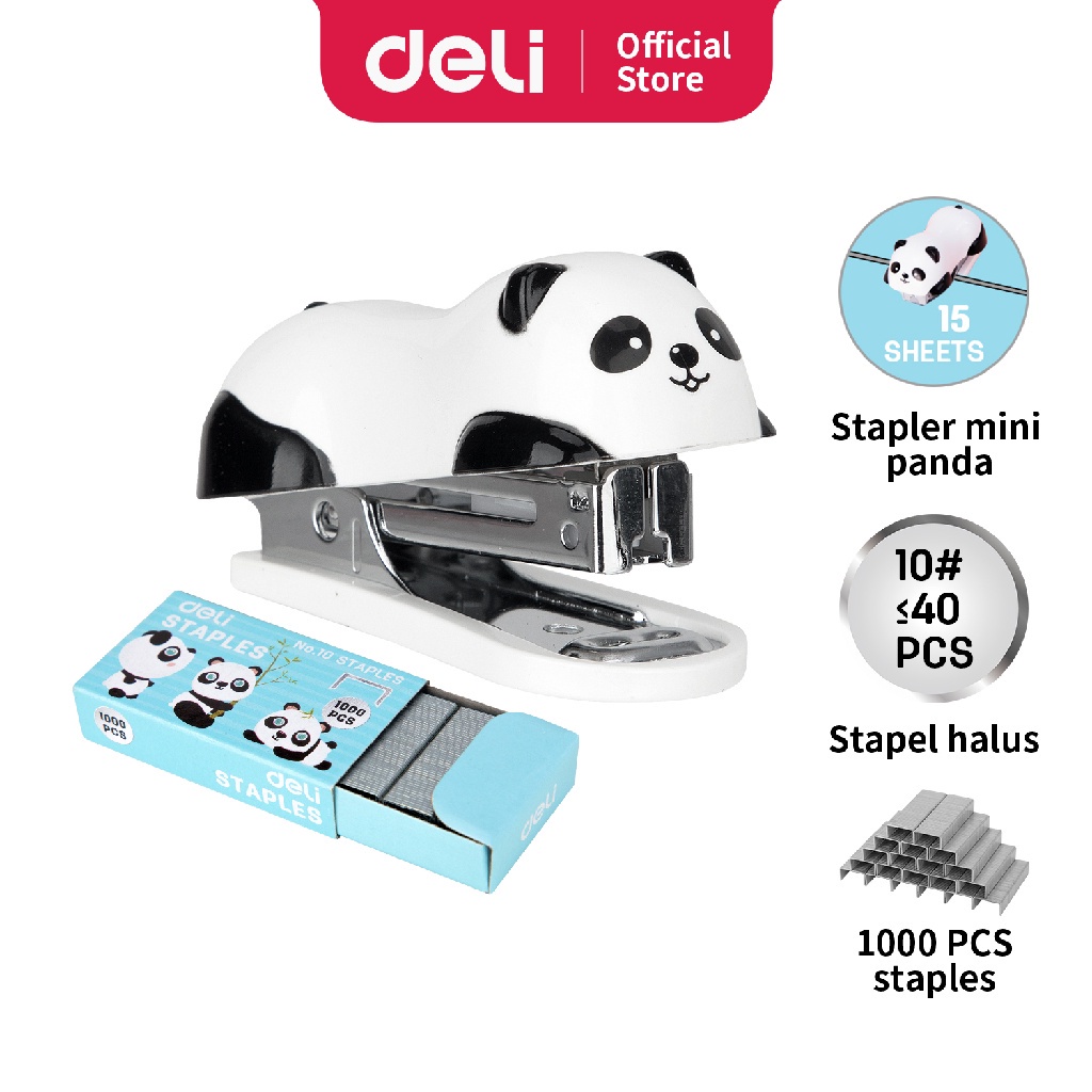 

INDO DELI STAPLER SEKOLAH MINI STAPLES PANDA LUCU MURAH E0453
