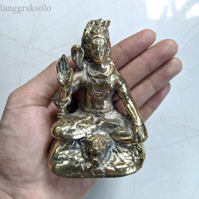 

Patung dewa siwa kuningan antik antik