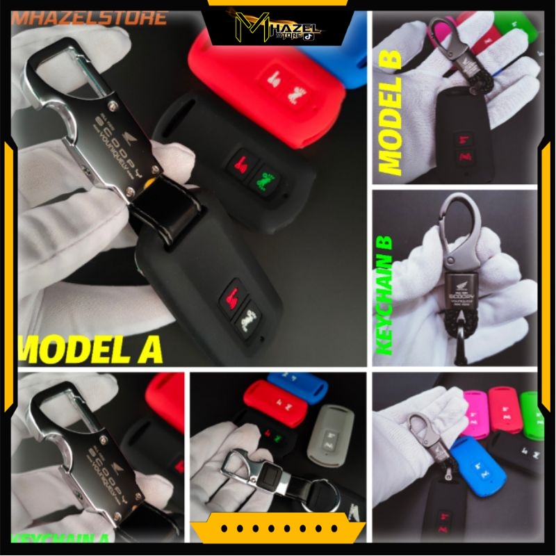 GANTUNGAN KUNCI MOTOR HONDA SCOOPY TERBARU 2020 ON PAKET SARUNG KONDOM SILIKON