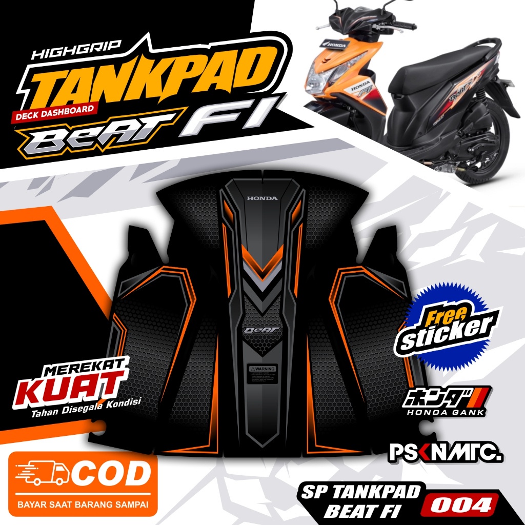 

Pelindung Dashboard Beat FI 2012 2013 2014 2015 Tankpad Deckpad Beat FI 2012 2013 2014 2015 ( body protector deck pad cover striping decal )