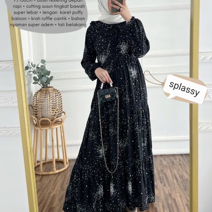 GAMIS RAYON VISCOSE JUMBO BUSUI BUMIL XXL|DRESS MUSLIM RAYON