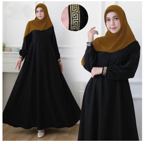 Gamis Putih Wanita  2022 Gamis Putih Syari  Baju Muslim - Putih, M