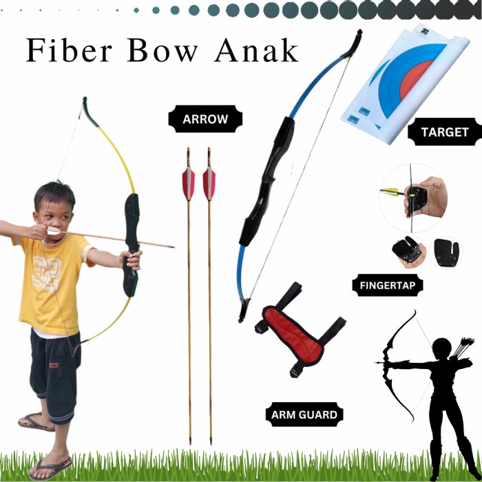 Busur Panah Fiber Untuk Anak SD