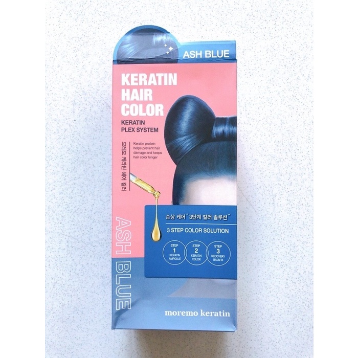 Moremo Keratin Hair Color Ash Blue