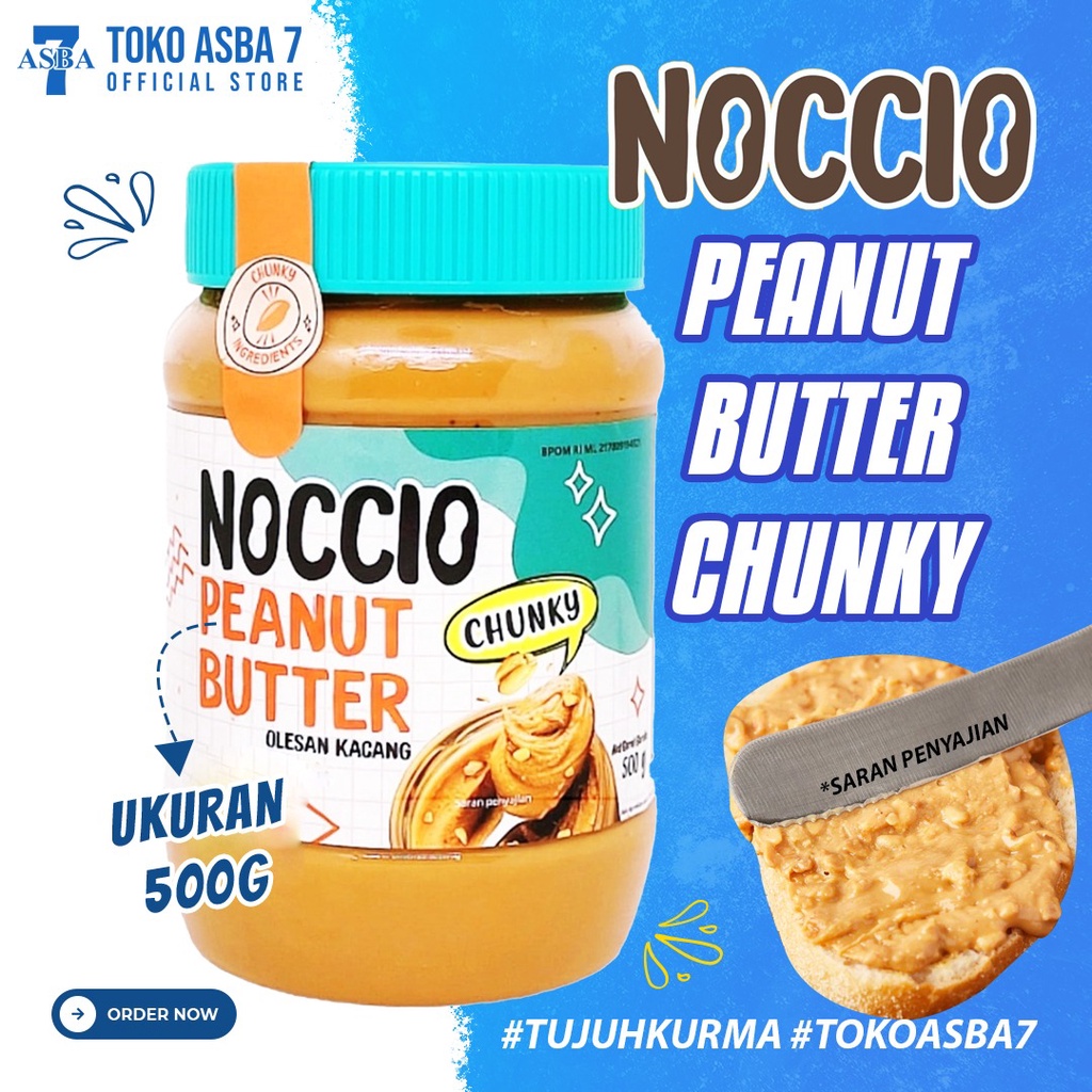 

NOCCIO PEANUT BUTTER CHUNKY 500GR