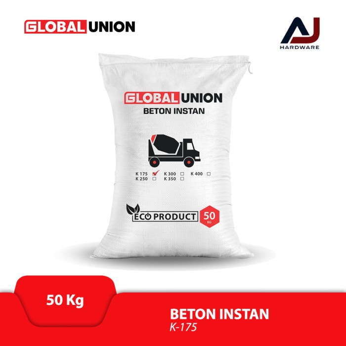 Semen Instan Mortar Beton Instan Global Union 50 kg K-175