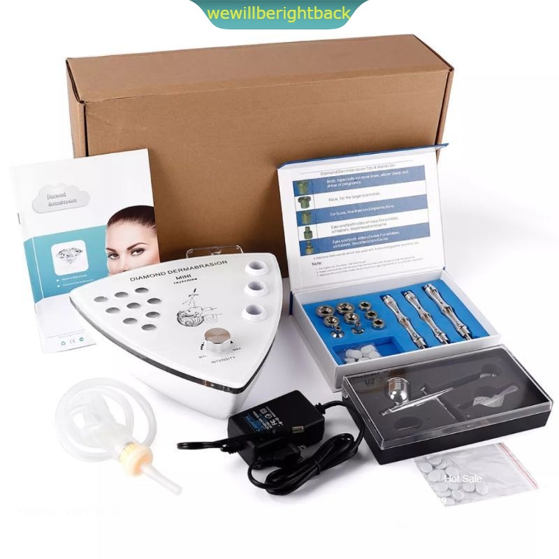 diamond peeling + oxygen spray gun hydra jet peel dermabrasi diamond dermabrasi penyedot komedo A