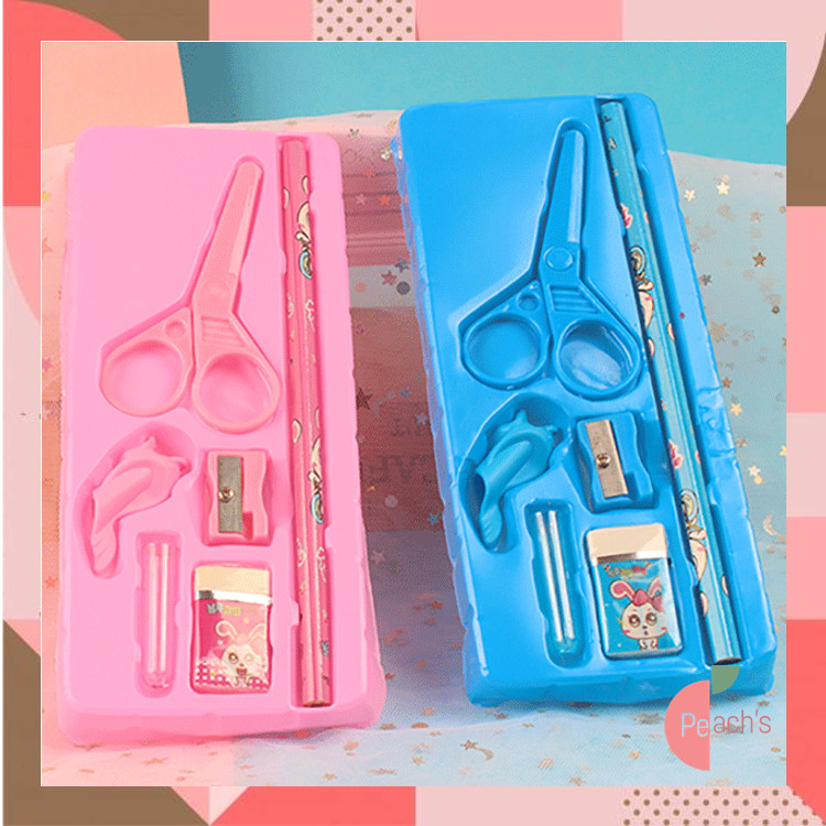 

PEACHs - S6147 Motif Karakter Stationery Set / Paket Alat Tulis Motif Karakter / Set Alat Tulis 6 in 1 / Kado Souvenir Ulang Tahun