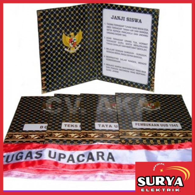 

Map Perlengkapan Petugas Upacara BATIK (5 Map & 10 Slempang)