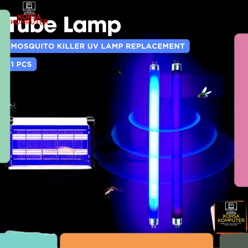 Lampu Anti Nyamuk Refill Lampu UV Nyamuk Pembasmi Serangga Isi Ulang Lampu TL Neon Anti Nyamuk - T8 