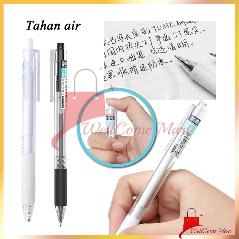 

Pena Gel Simple / Pena Gel Simple Pen White Black