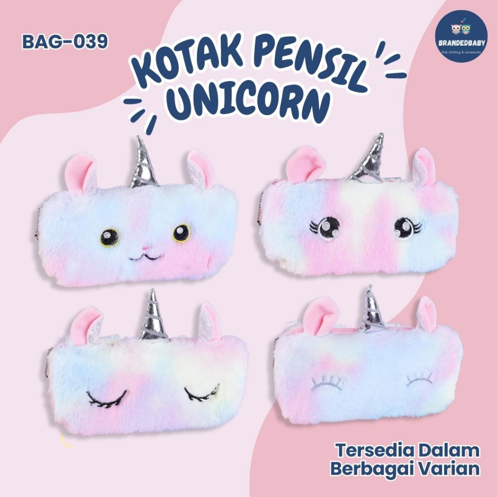 

[Freia] TEMPAT PENSIL ANAK UNICORN BULU RASFUR HALUS DAN LEMBUT